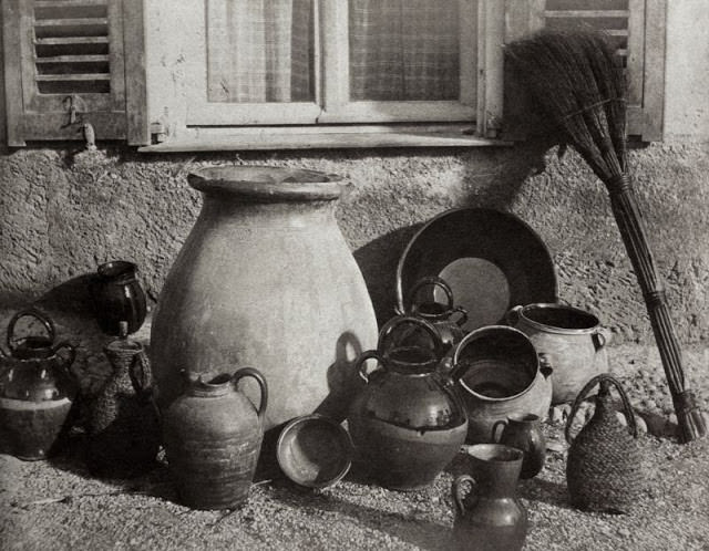 First photograph of Clay Crockery, 1855
