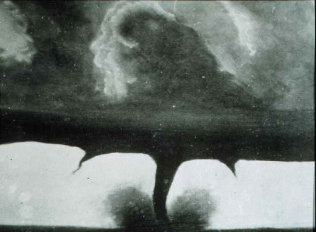 First Photo of a Tornado, 1884