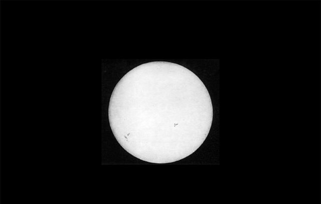 The First Sun Photograph, 1845