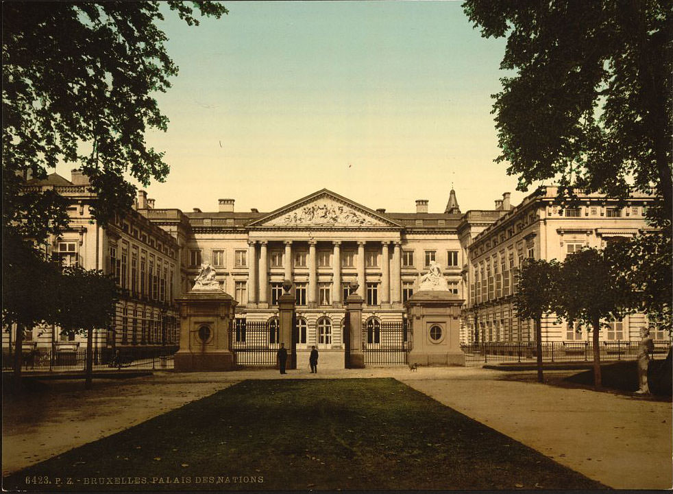 Palace of the Nation, Brussels, 1890s