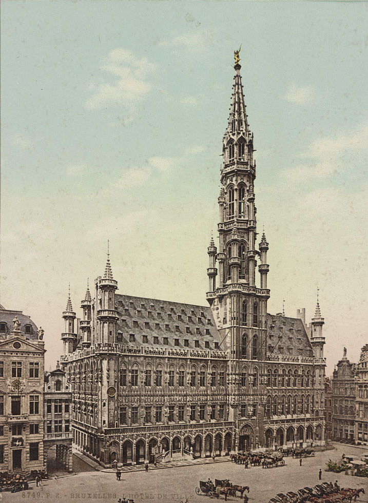 City Hall, Brussels, 1890s