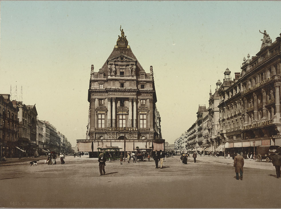 North Passage Boulevard, Brussels, 1890s