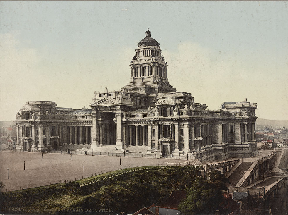 Palace of Justice, Brussels, 1890s