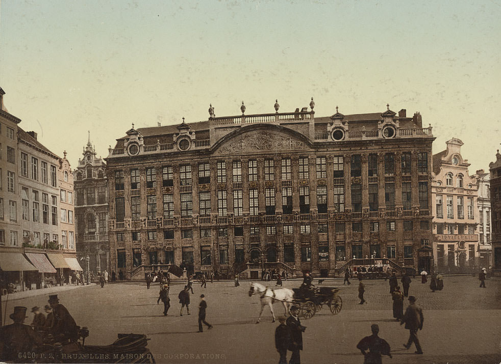 House of Corporations, Brussels, 1890s