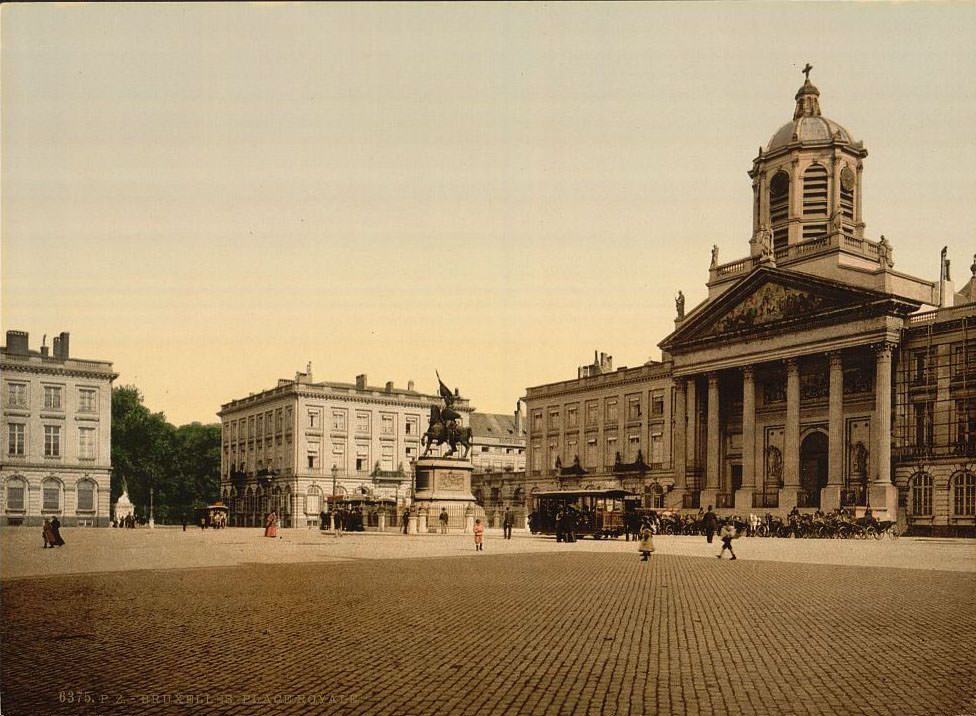 Place Royale, Brussels, 1890s