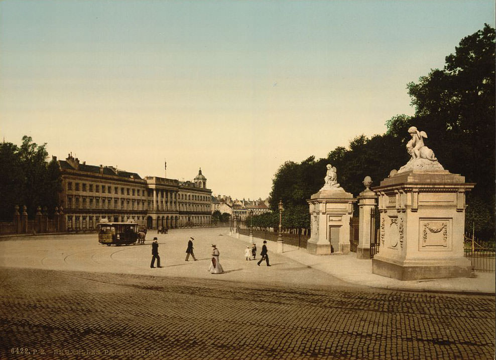 The Royal Palace, Brussels, 1890s