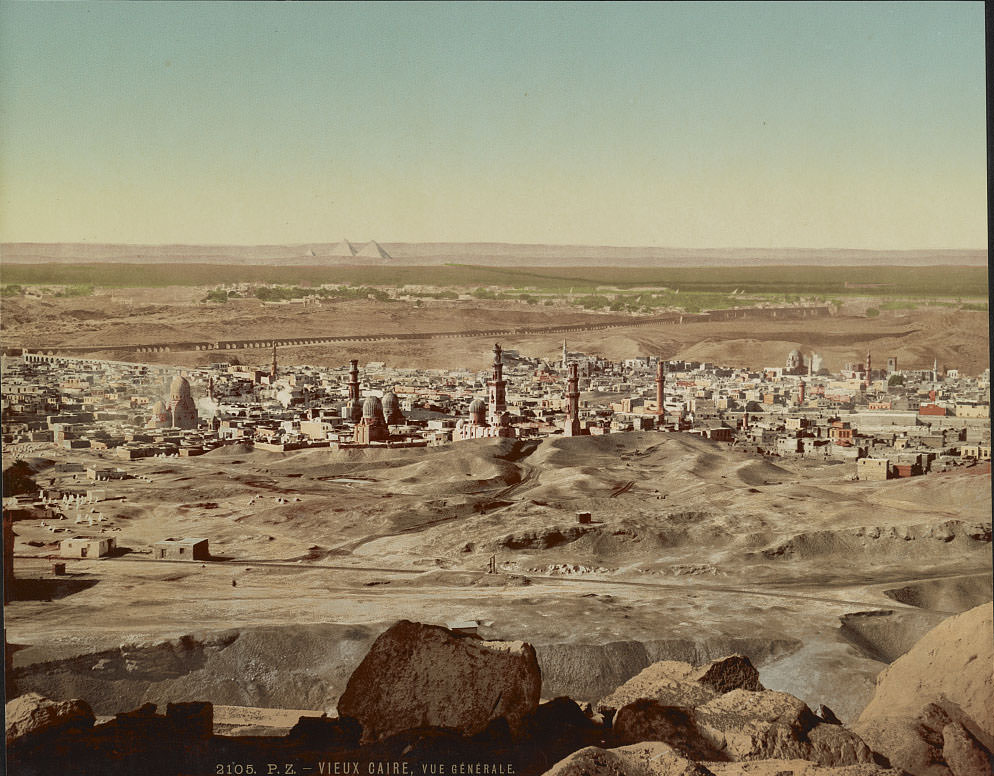 vue générale, Cairo, 1890s