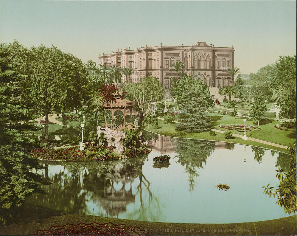 Prince Hussein Palace and Garden, Cairo, 1890s