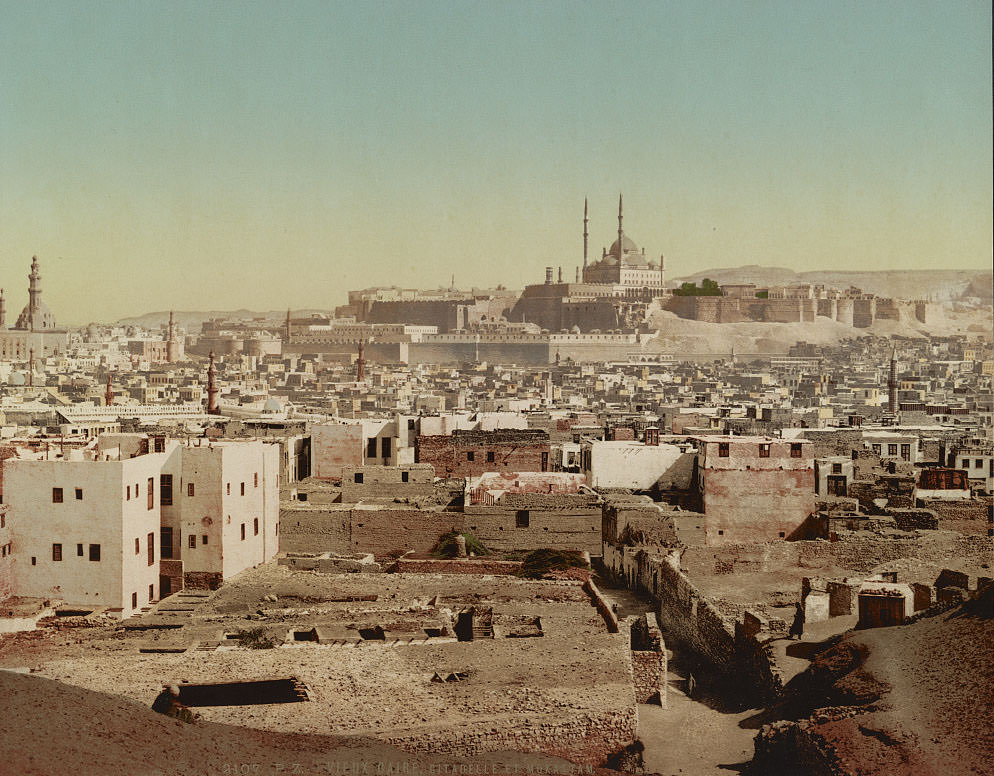 Citadelle et Mokattam, Cairo, 1890s