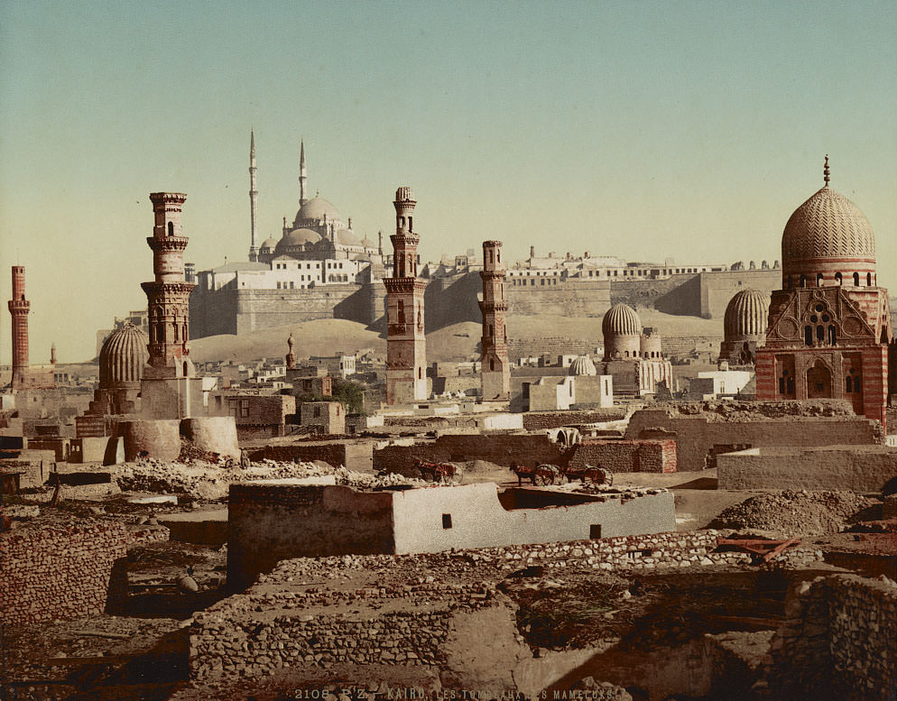 The tombs of the Mamelukes, Cairo, 1890s