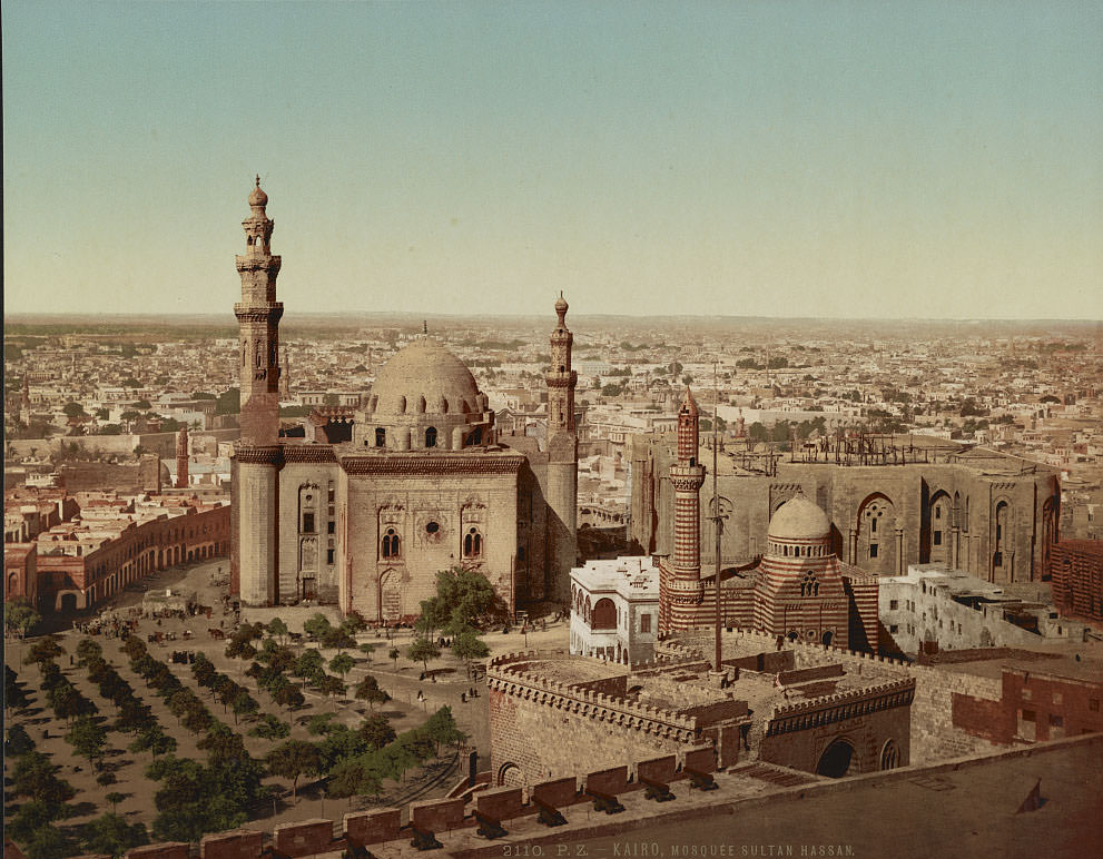 Mosque-Madrassa of Sultan Hassan, Cairo, 1890s