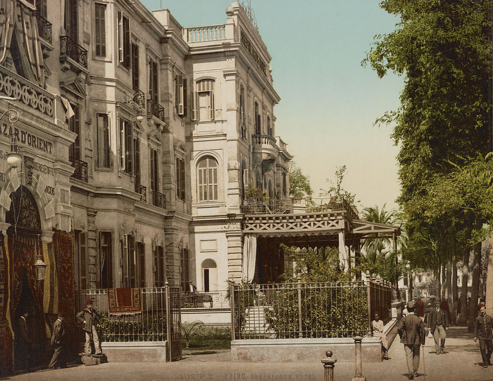 Shepheard Hotel, Cairo, 1890s