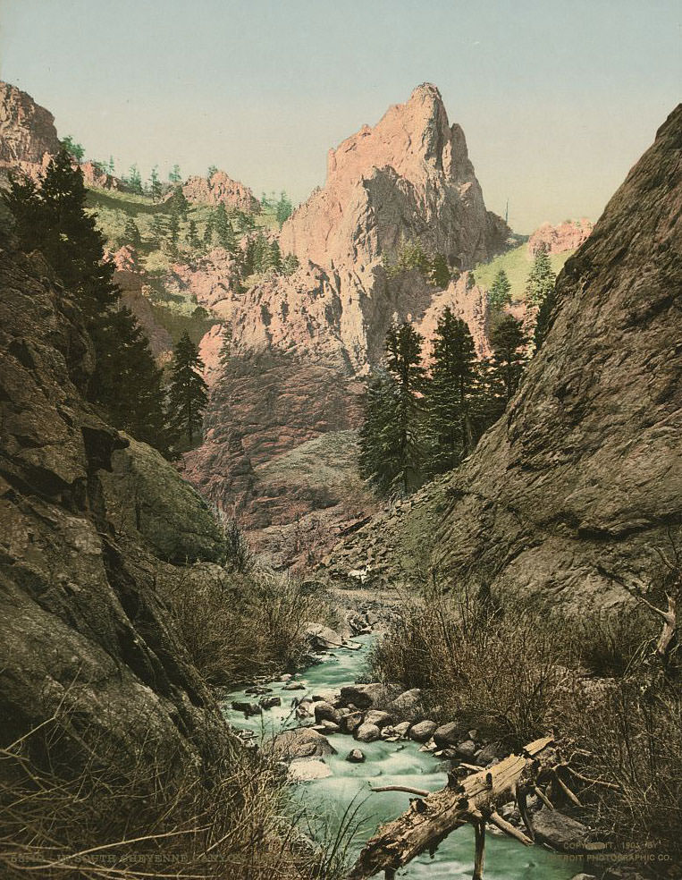 South Cheyenne Cañon, 1890s