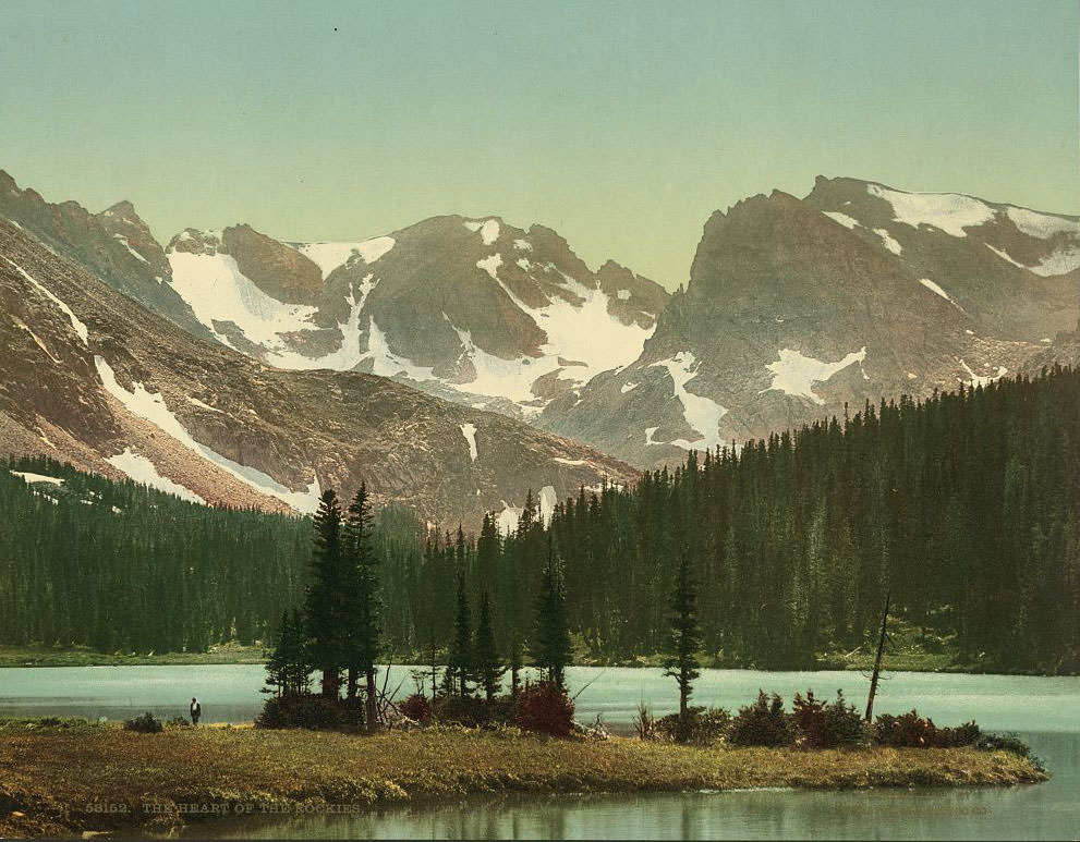 The heart of the Rockies, 1890s