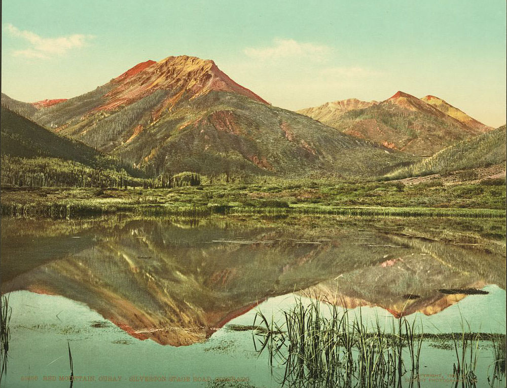 Red Mountain, Ouray-Silverton Stage Road, 1890s