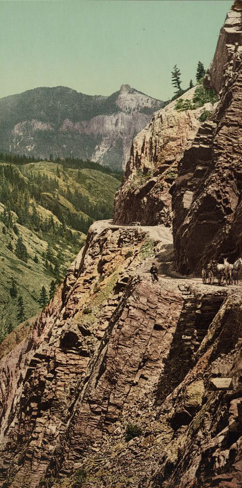 Ouray and Silverton toll road, 1890s