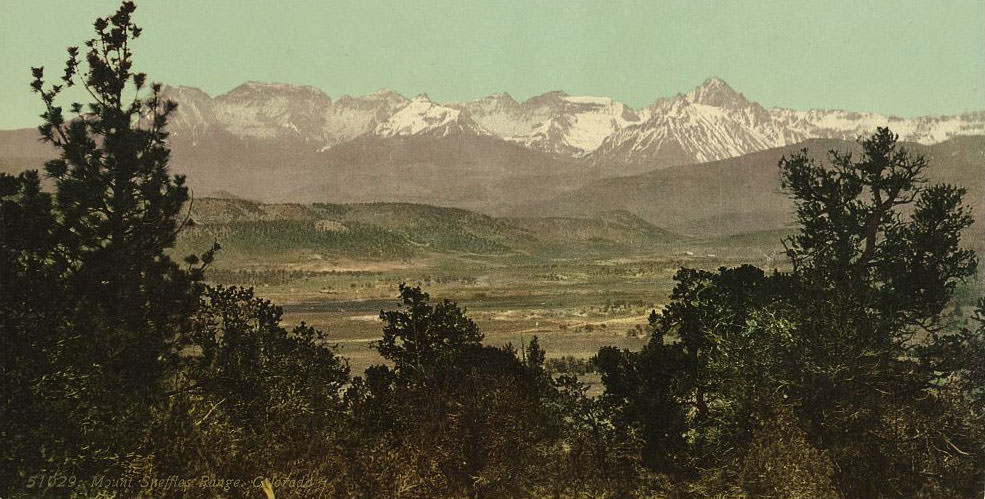 Mount Sneffles Range, 1890s