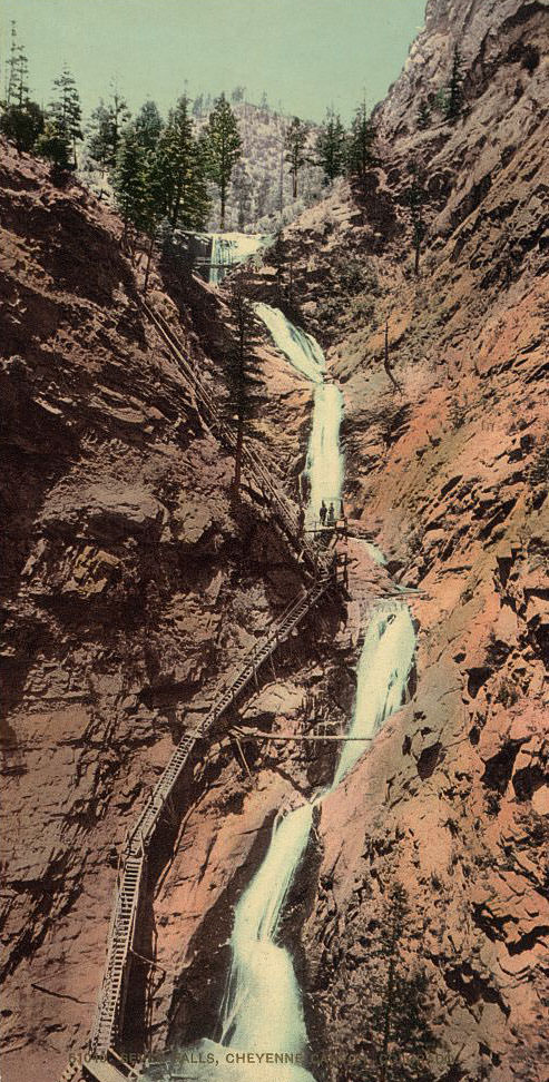Seven Falls, Cheyenne Canyon, 1890s