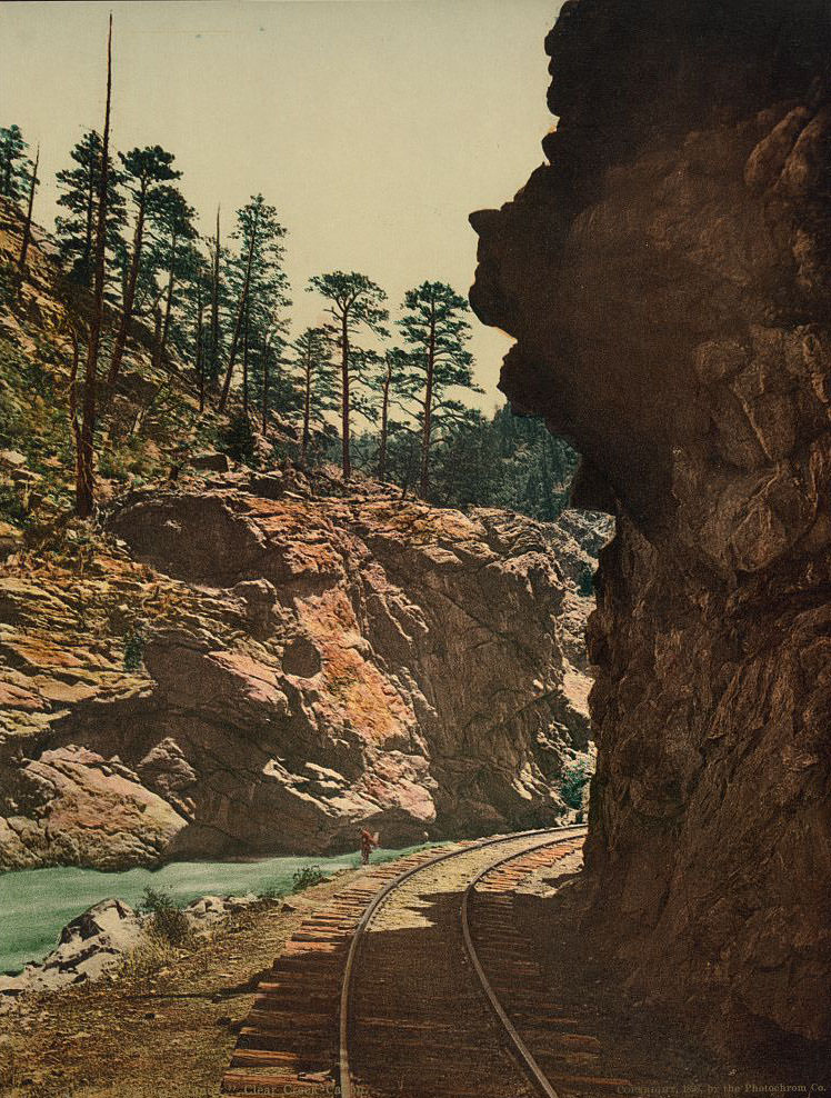 Mother Grundy Peak, Clear Creek, 1890s