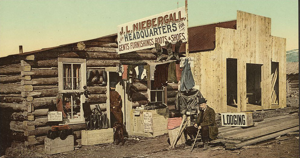 A pioneer merchant, Colorado, 1890s