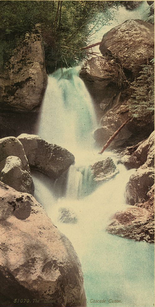 The "Queen of the Canon" [Cañon], Cascade Canon [Cañon], 1890s