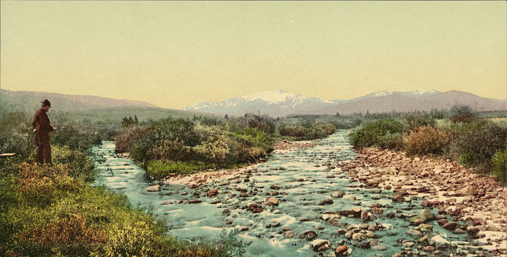 Fishing on Williams' Fork, Middle Park, 1890s