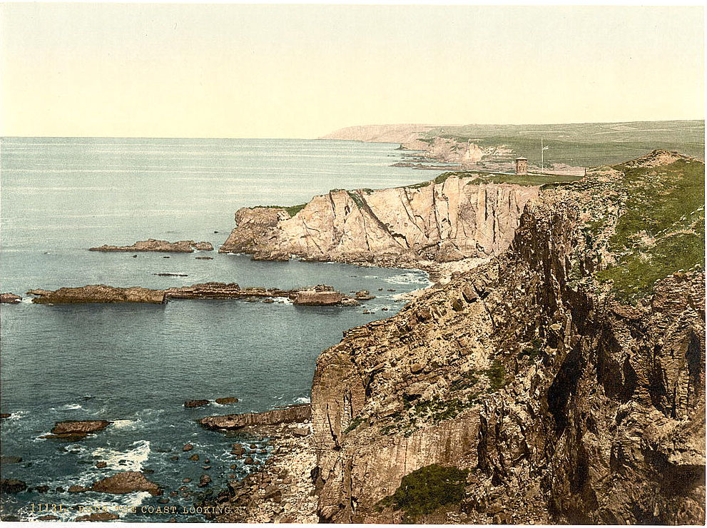 The coast looking N.E., Bude