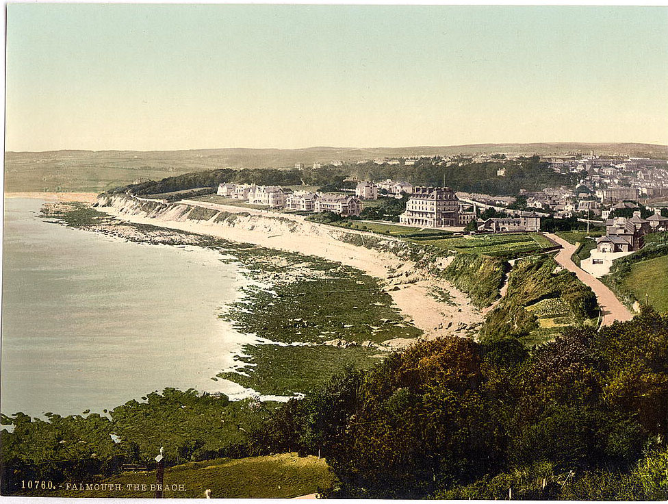 The beach of Falmouth