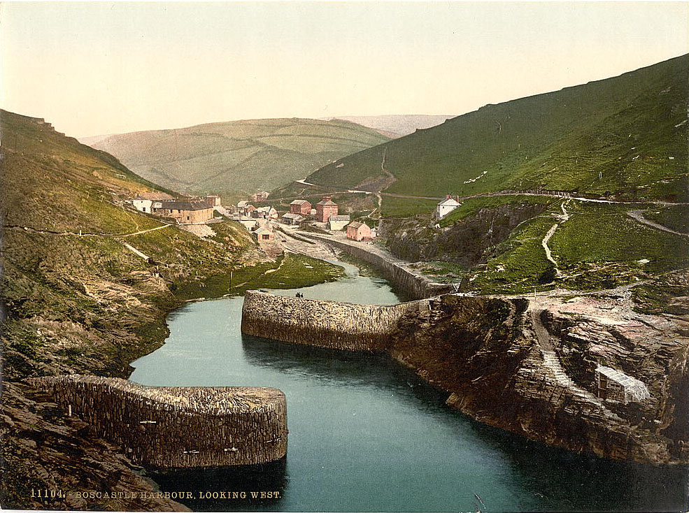 Harbor looking west, Boscastle