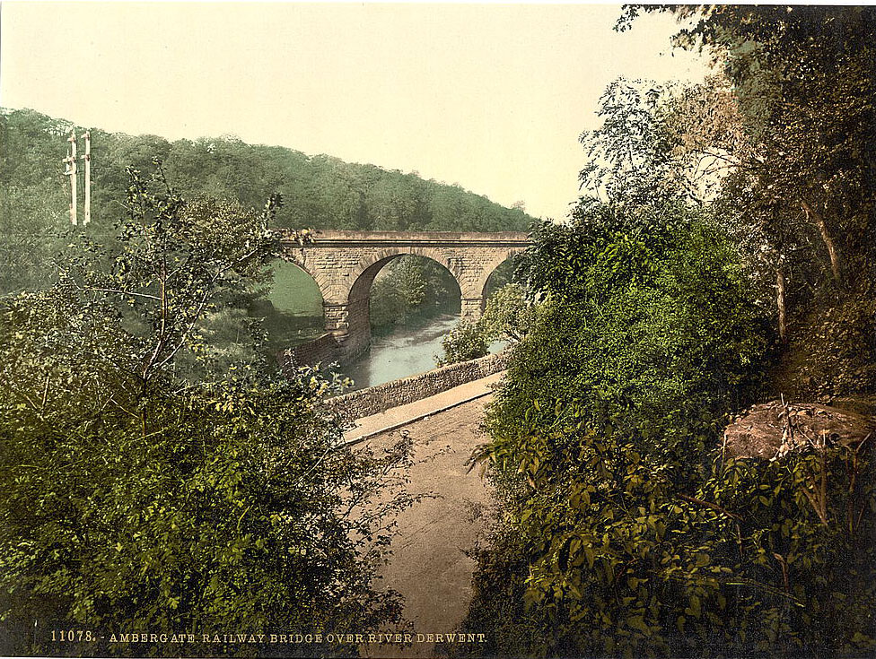 Railway bridge over River Derwent, Ambergate