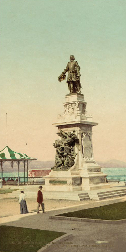 Champlain statue, Quebec