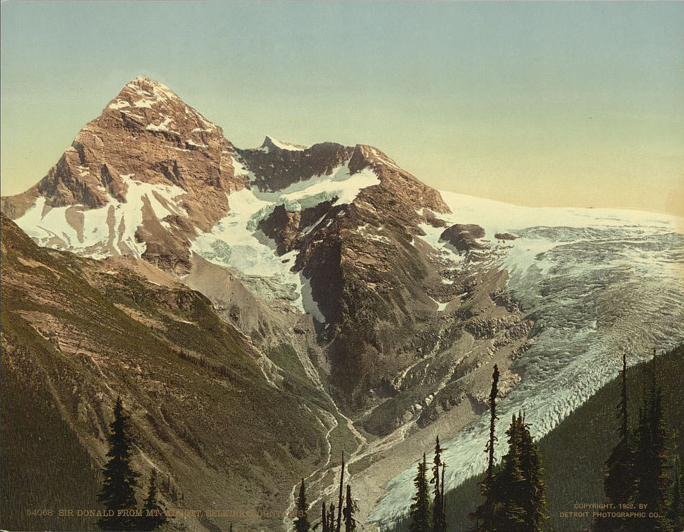 Sir Donald from Mt. Abbott, Selkirk Mountains