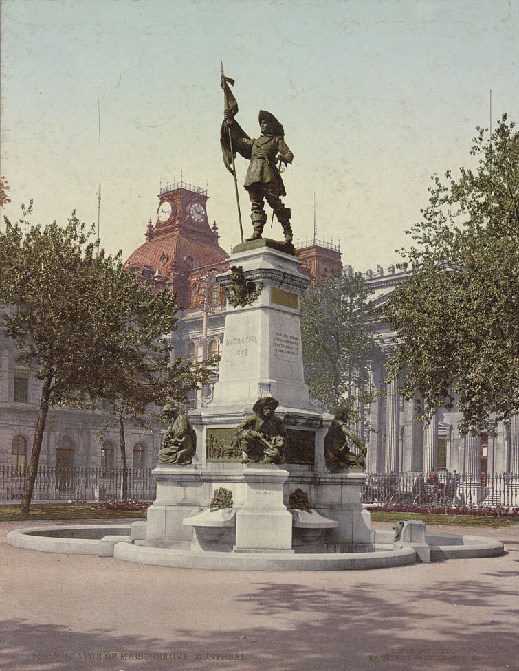 Statue of Maisonneuve, Montreal