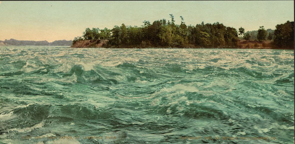 Split Rock Rapids, Saint Lawrence River