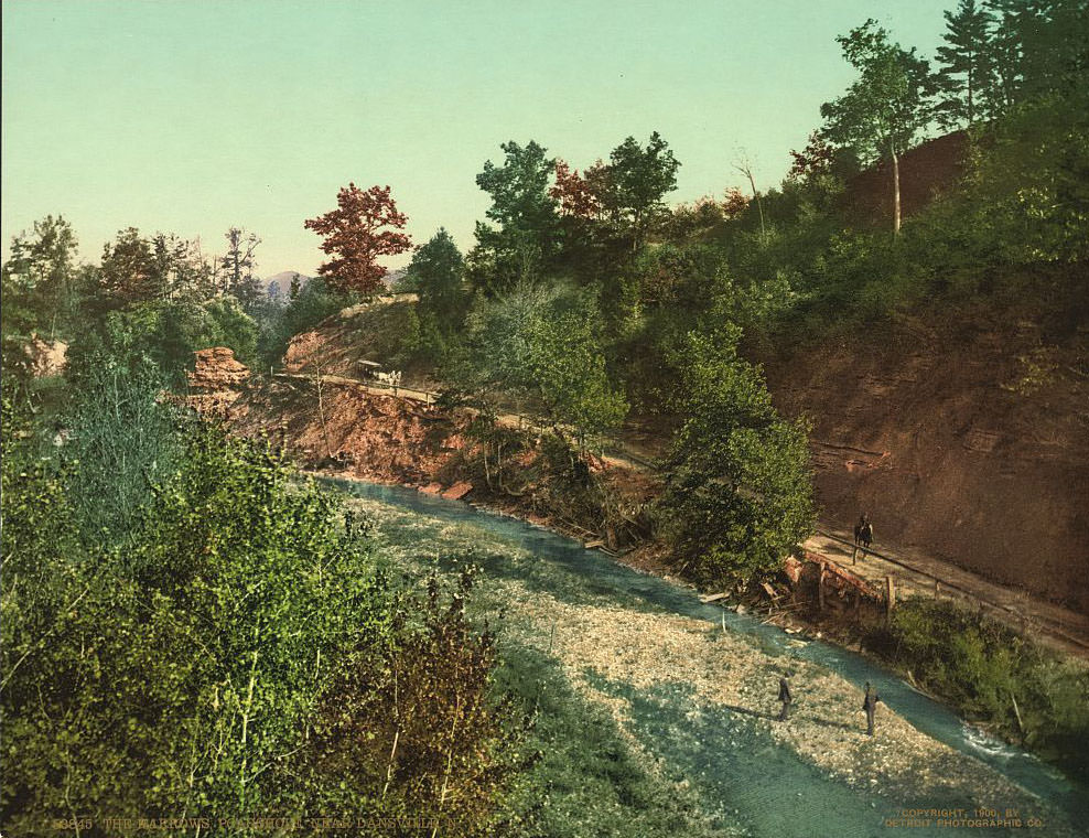 The Narrows, Poagshole, near Dansville, 1900