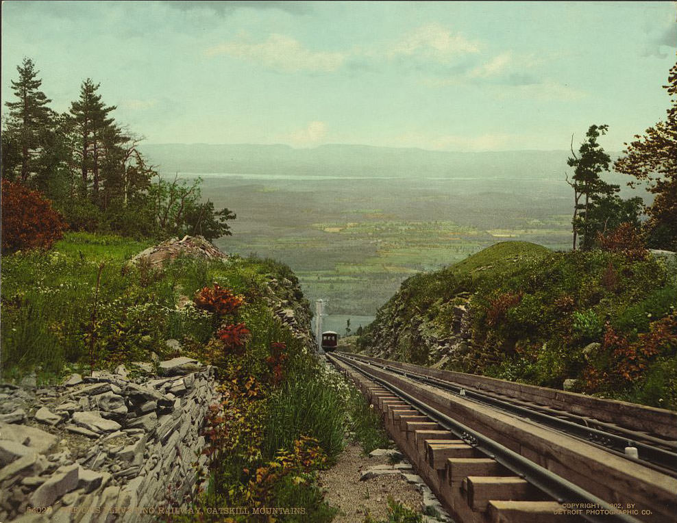 The Otis Elevating Railway, Catskill Mountains, 1902
