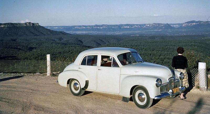 FX Holden 1954 at Capertee Valley, New South Wales, October 1954