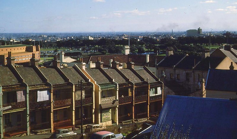 Paddington and Moore Park, New South Wales, 1955