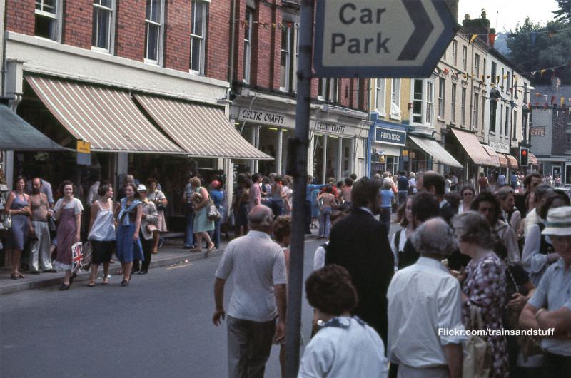 Castle Street, Llangollen, 1977