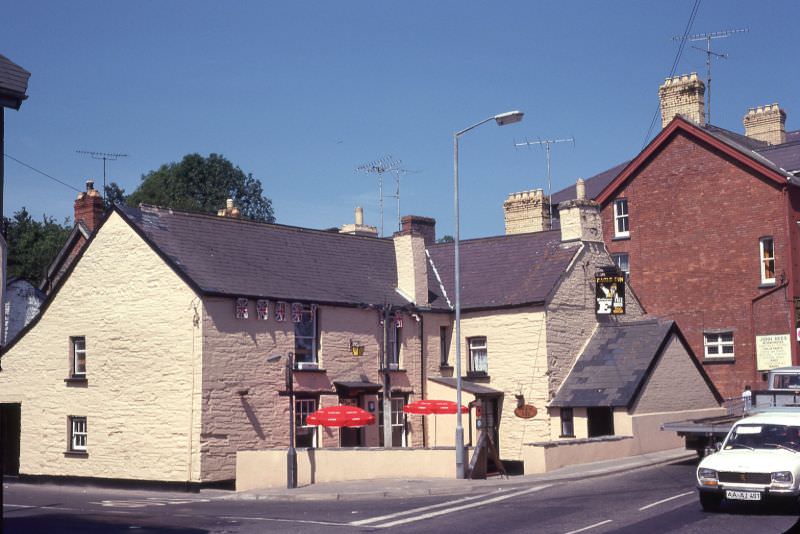 The Eagle Inn, Castle Street, Cardigan, 1977