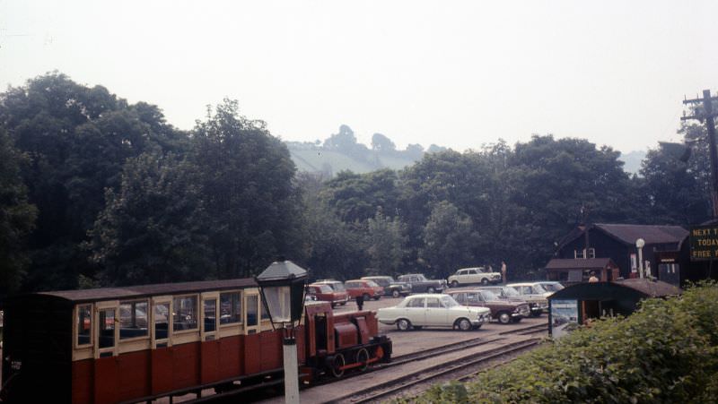 Llanfair Caereinion station, Welshpool & Llanfair Railway, 1973