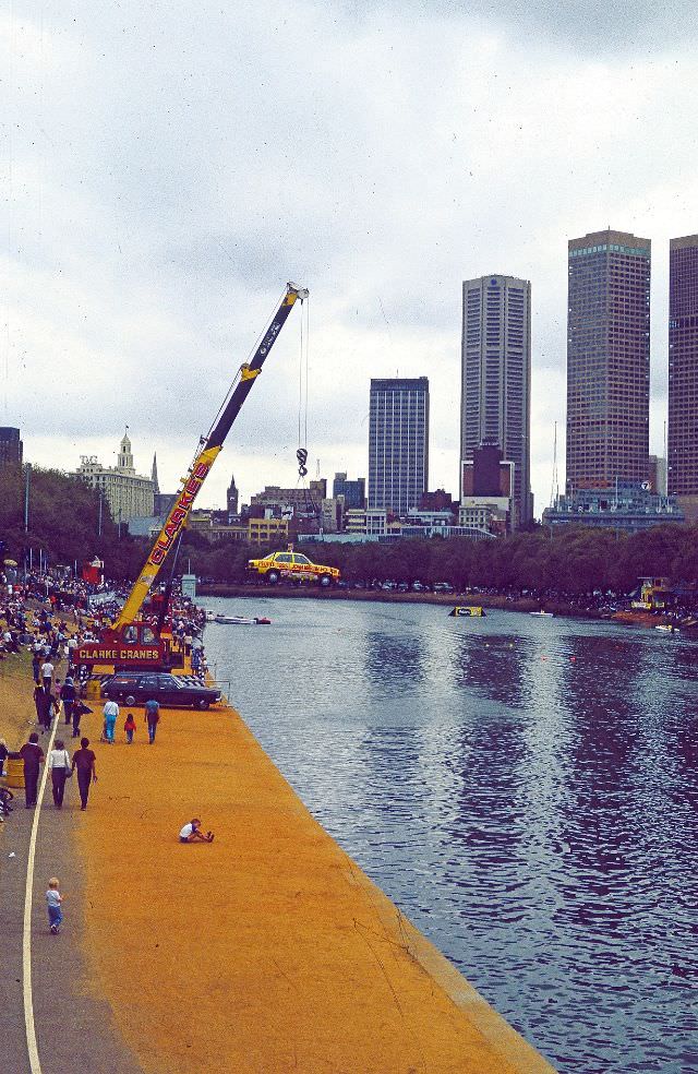 Fun by the river, Melbourne