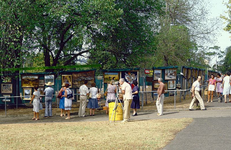 Art in the park, Melbourne