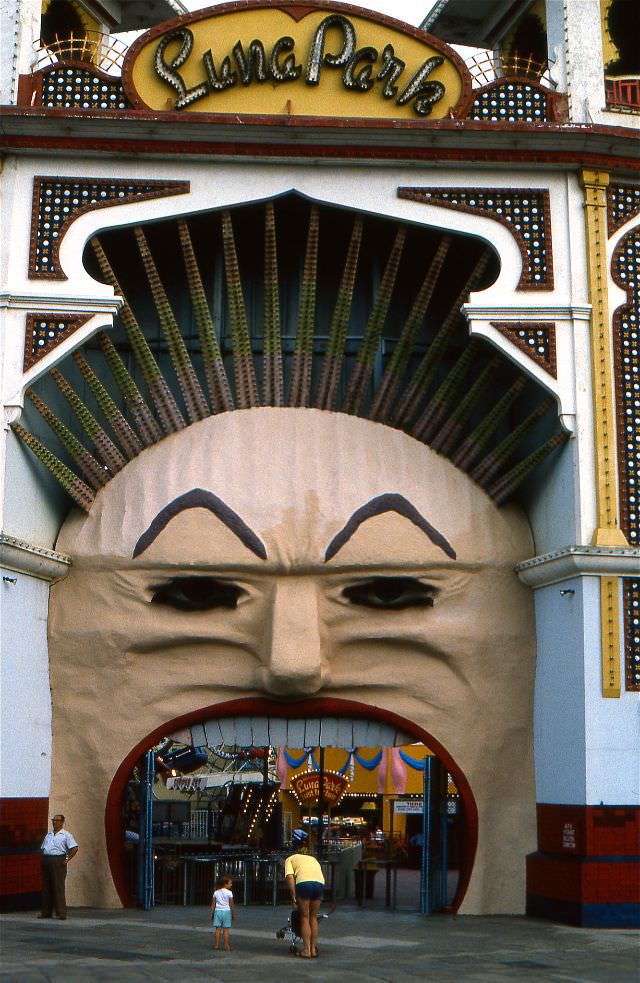 Luna Park entrance, Melbourne