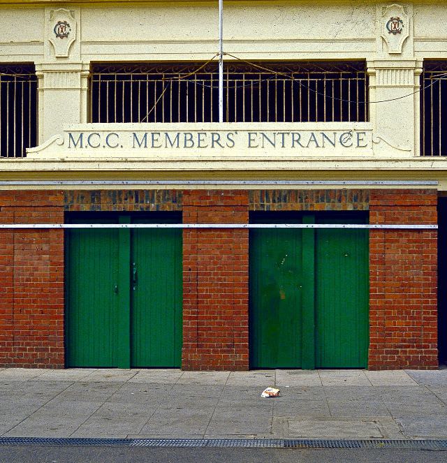 MCC. Members Entrance, Melbourne