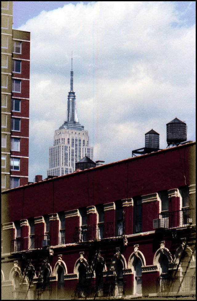 Empire State, view by my window, 8th avenue, Downtown
