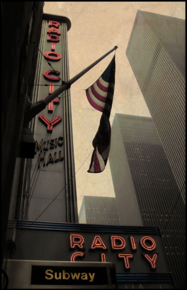 Radio City Music Hall, 6th avenue, Downtown NYC