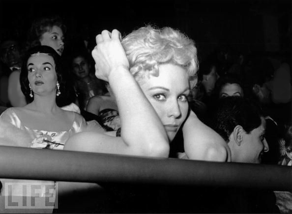 Kim Novak looks like she could use a break from the height of fame at the Cannes Film Festival on April 24, 1956.