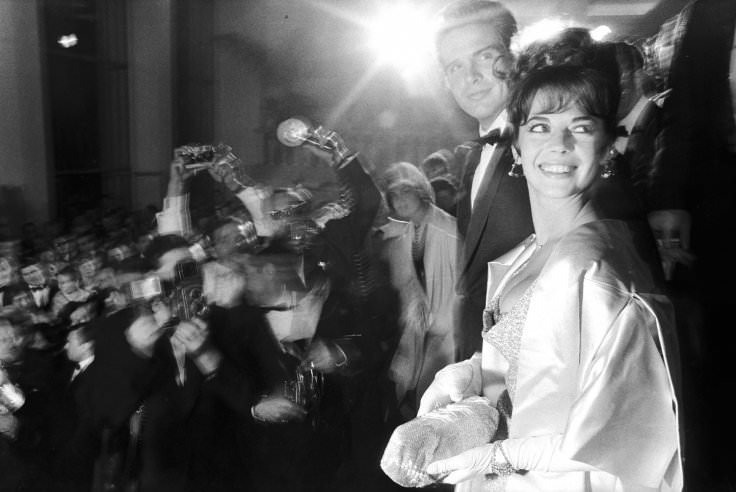Natalie Wood and Warren Beatty, Cannes, 1962.