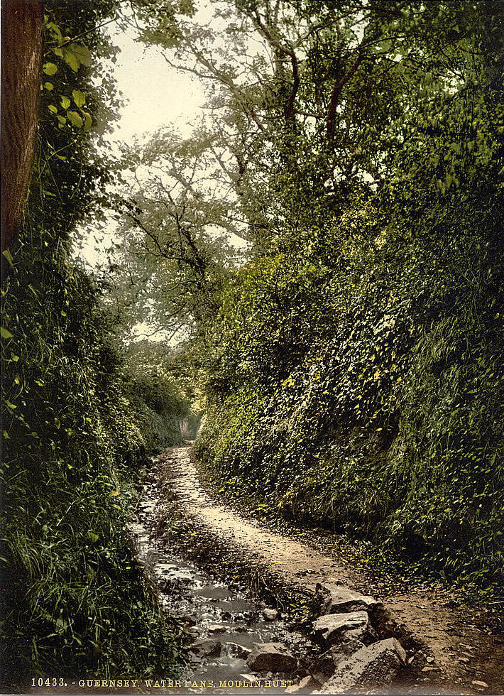 Water lane, Moulin Huet, Guernsey